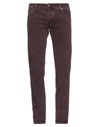 Jacob Cohёn Casual Pants In Maroon