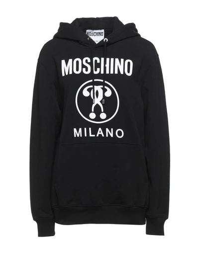 Moschino Sweatshirts In Nero