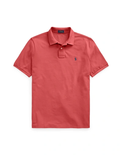 Polo Ralph Lauren Polo Shirts In Brick Red