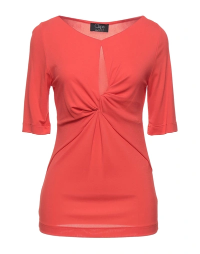 Clips T-shirts In Orange