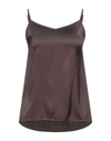 Fabiana Filippi Tops In Brown