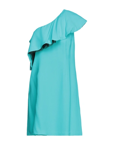 Manila Grace Short Dresses In Blue