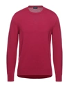 Drumohr Sweaters In Garnet