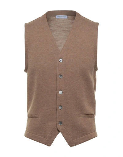 Gran Sasso Cardigans In Camel