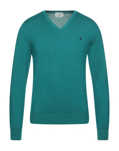 Brooksfield Sweaters In Green