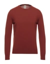 H953 Sweaters In Rust
