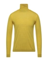 Roberto Collina Turtlenecks In Ocher