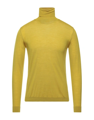 Roberto Collina Turtlenecks In Ocher