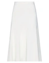 Valentino Garavani Woman Midi Skirt Ivory Size L Viscose, Polyester In White