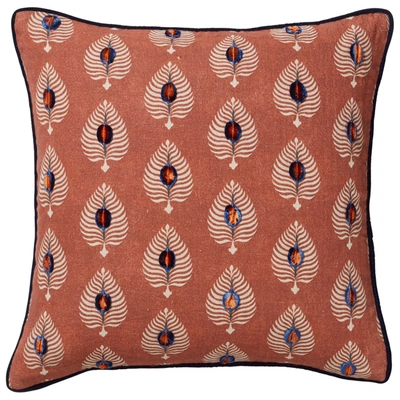 Oka Ocellus Pillow Cover - Burnt Umber