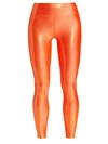 Heroine Sport Marvel Metallic Leggings In Mandarin