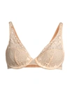Chantelle Day To Night Lightweight Lace Plunge Bra In Nude