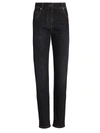 Brunello Cucinelli Cropped Straight-leg Denim Jeans In C8341 Black
