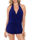 Magicsuit Bianca Slimming Control Romper Women's Swimsuit In Indigo