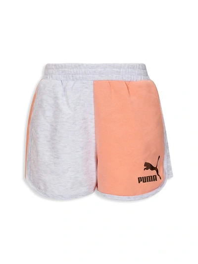 Puma Kids' Girl's Classics Pack Cotton Shorts In Pink