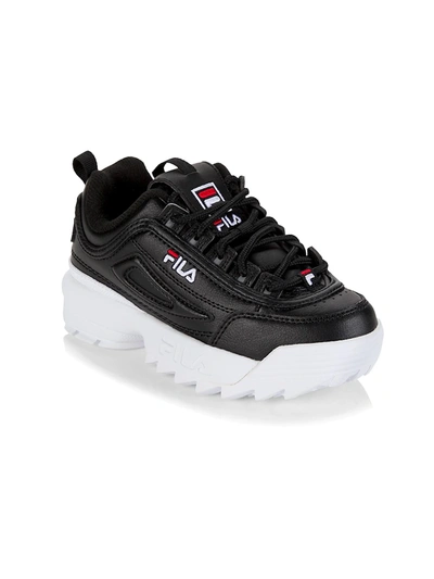 Fila Kid's Disruptor Ii Trainers In Black