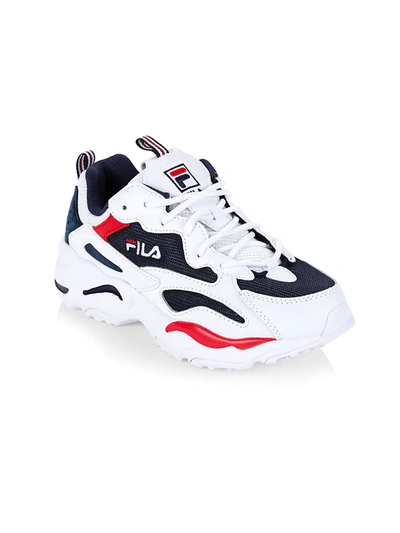 Fila Kid's Ray Tracer Trainers In White