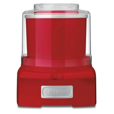 Cuisinart Ice-21 Frozen Yogurt, Sorbet & Ice Cream Maker In Red