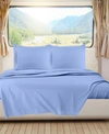 Nestl Bedding Premier 1800 Series Deep Pocket Bed 4 Piece Sheet Set, Rv Queen In Calm Blue