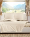 Nestl Bedding Premier 1800 Series Deep Pocket Bed 4 Piece Sheet Set, Rv Queen In Cream Beige