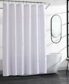 Kenneth Cole Reaction Waffle Shower Curtain, 72" X 70" In White