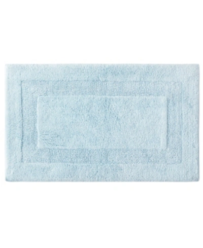 Tommy Bahama Long Branch Cotton Tufted Reversible Bath Rug, 21" X 34" In Winter Sky