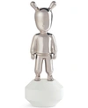 Lladrò The Silver Guest Glossy-finish Figurine In Silver