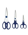 J.a. Henckels International 3-pc. Multi-purpose Scissors Set In Blue