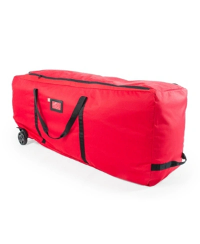 Santa's Bag Ez Roller Tree Storage Bag In Red