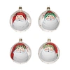 Vietri Old St. Nick Assorted Ornaments 4-piece Set In Multicolor
