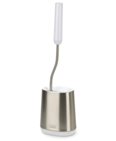 Joseph Joseph Flex Lite Steel Toilet Brush In Silver