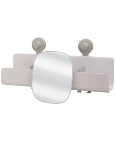 Joseph Joseph Easystore Large Shower Shelf With Removable Mirror In White