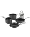 CUISINART SMARTNEST HARD ANODIZED 11-PC. COOKWARE SET