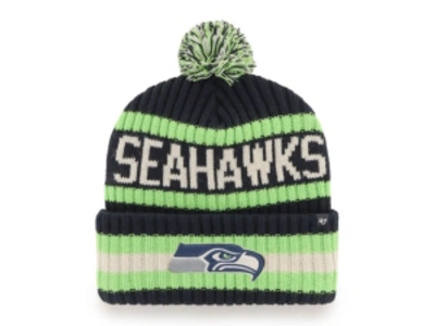 47 Brand Seattle Seahawks Bering Pom Knit In Navy