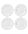 Kate Spade Blossom Lane 4-piece Accent Plate Set In White