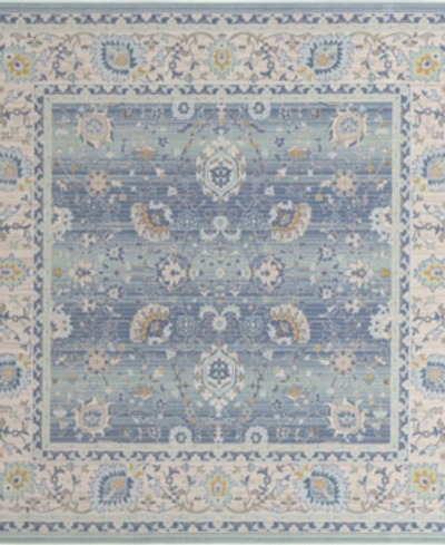 Bridgeport Home Vander Van-03 8' X 8' Square Area Rug In Azure