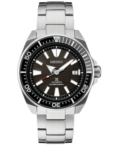 Seiko Men's Automatic Prospex Diver Stainless Steel Bracelet Watch 44mm In Silver