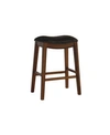 Picket House Furnishings Bowen 24" Backless Counter Height Stool In Brown