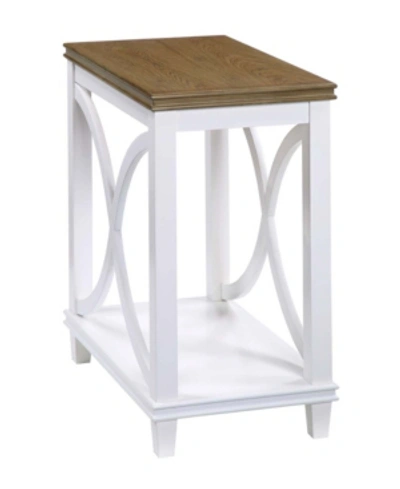 Convenience Concepts Florence Chairside End Table With Shelf In Multi