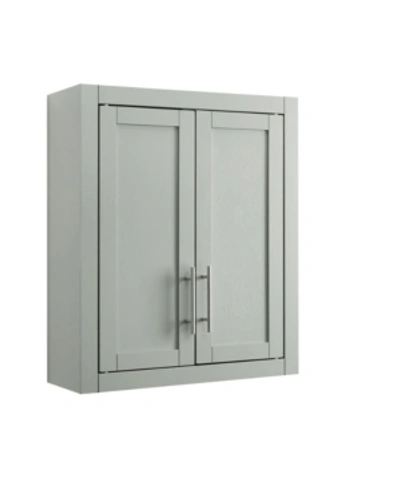 Crosley Savannah Wall Cabinet In Gray