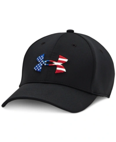 Under Armour Men's Freedom Blitzing Logo Cap In Black
