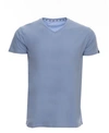 X-ray Solid V-neck Flex T-shirt In Dusk Blue
