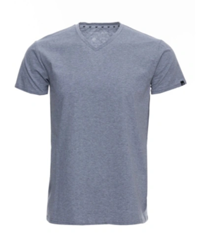 X-ray Men's Basic V-neck Short Sleeve T-shirt In Cloud Gray