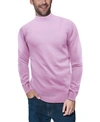 X-RAY MEN'S BASICE MOCK NECK MIDWEIGHT PULLOVER SWEATER