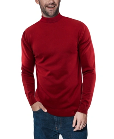 X-ray Mock Neck Sweater In Jester Red