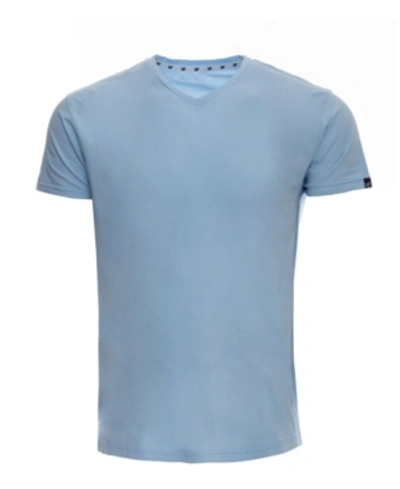 X-ray Men's Basic V-neck Short Sleeve T-shirt In Bright Sky