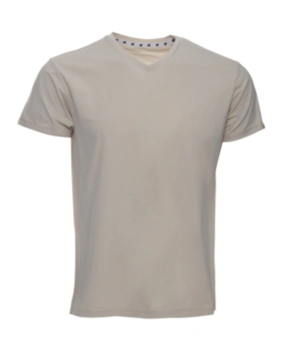 X-ray Men's Basic V-neck Short Sleeve T-shirt In Sand