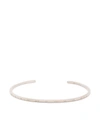 Maison Margiela 11 Numbered Bangle In Silver