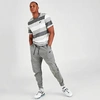 Nike Tech Fleece Taped Jogger Pants In Grey