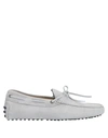 Tod's Loafers In Light Grey